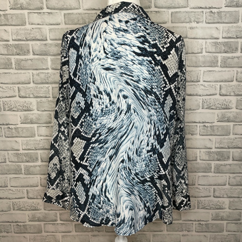 MICHAEL by Michael Kors Tie Front Blouse 2x - Picture 3 of 7